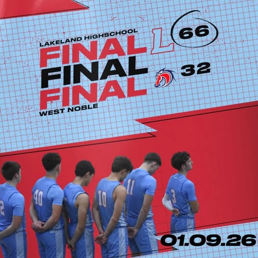 Lakeland boys top West Noble 66-32